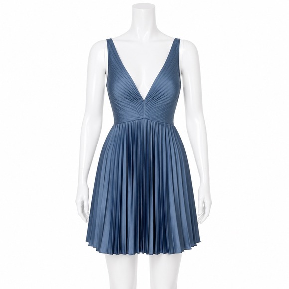 Abercrombie & Fitch Dresses & Skirts - Abercrombie Fitch Giselle Pleated Mini Dress Women's Medium Cocktail Going Out